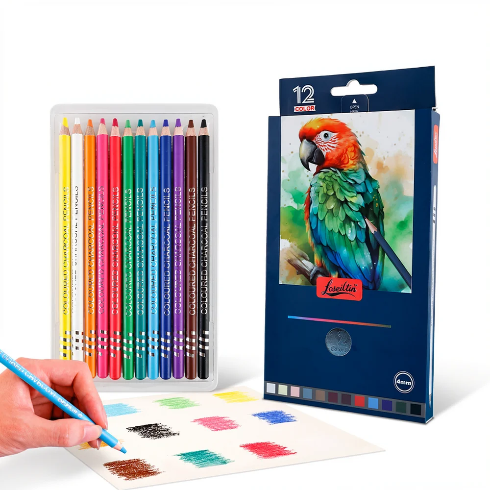 アーティスト用色鉛筆、描画スケッチ用木芯、プロ用画材、絵画用 - Colored Pencil Professional のレビューと価格