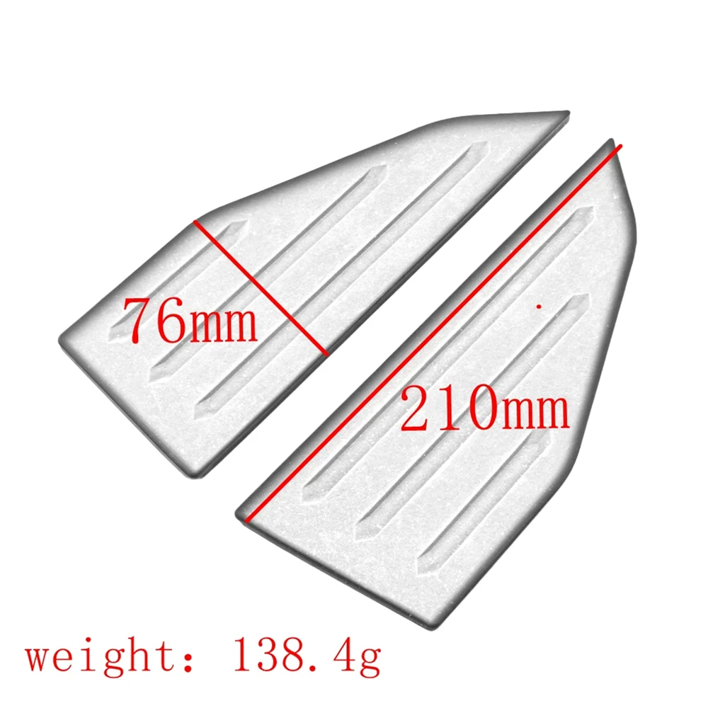 For Honda Goldwing GL1800 GL 1800 2018-2024 Motorcycle Driver Footpeg Passenger Rubber Foot Rest Plate Pedals Pad Cover