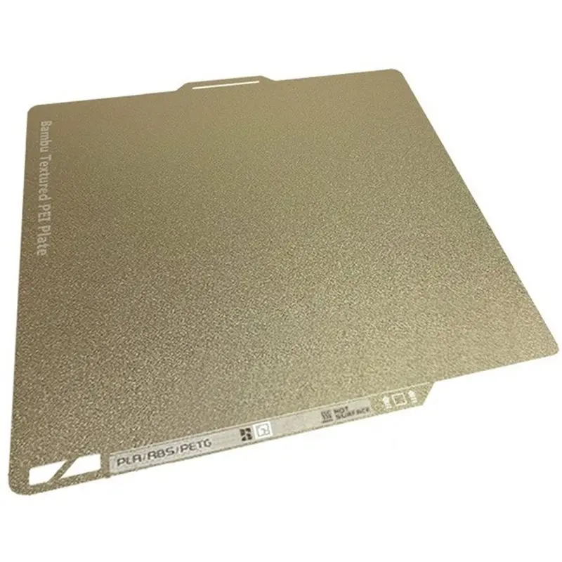 Y14A Double-Sided Build Plate Spring Steel Sheet Textured PEI Surface For Bambu Lab X1C/P1P P1S/A1 3D Print Parts Printer