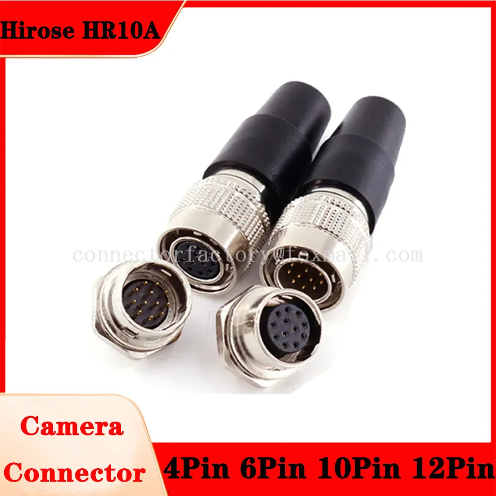 

Hirose HR10A 7P 10P 7J 10J 7R 10R 4 6 10 12Pin Hole Activity Male Female Plug Socket Connector Camera Automation Equipment Power