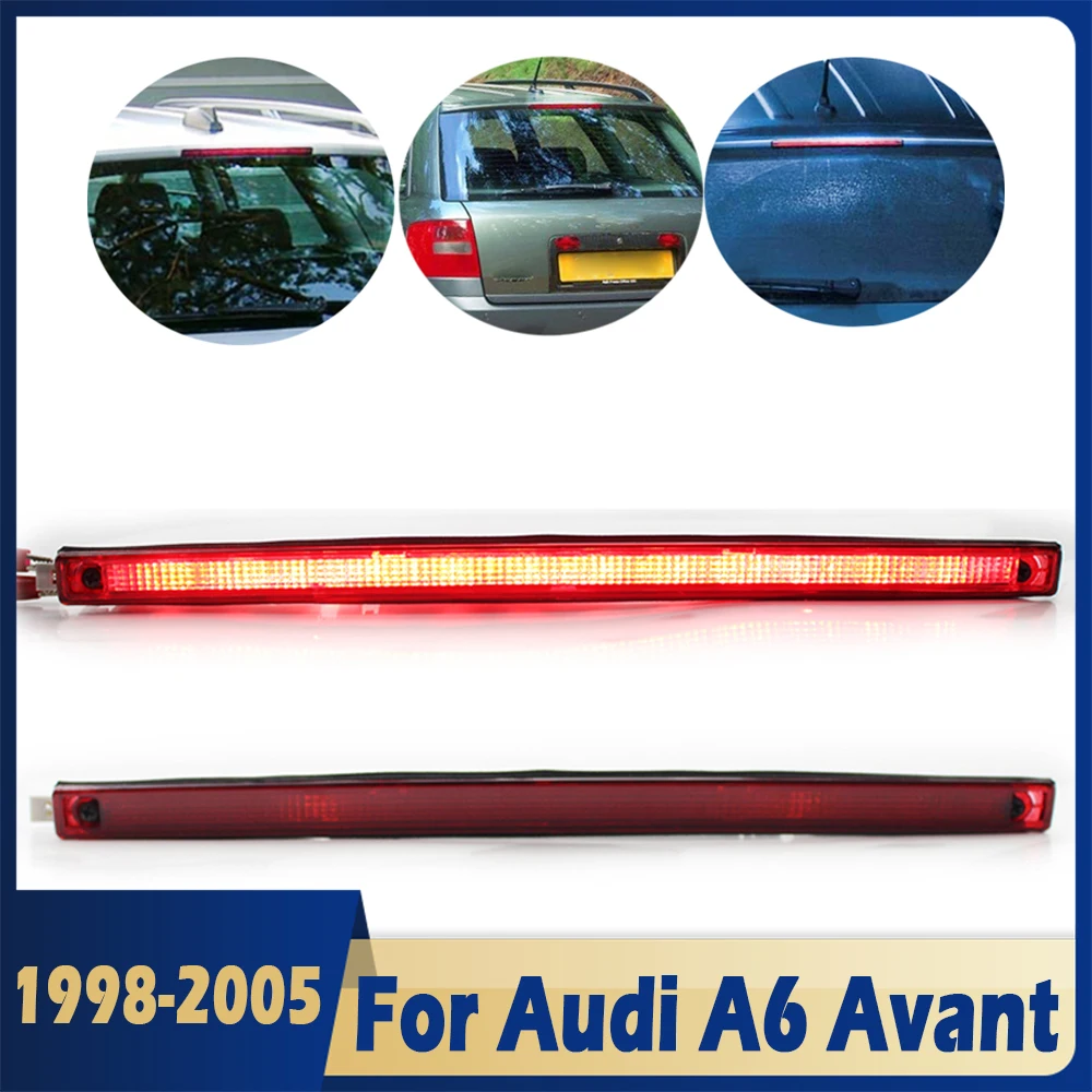 

Car 3rd Brake Light Eye Level Stop Lamp Signal Lamp For Audi A6 1998-2005 Red