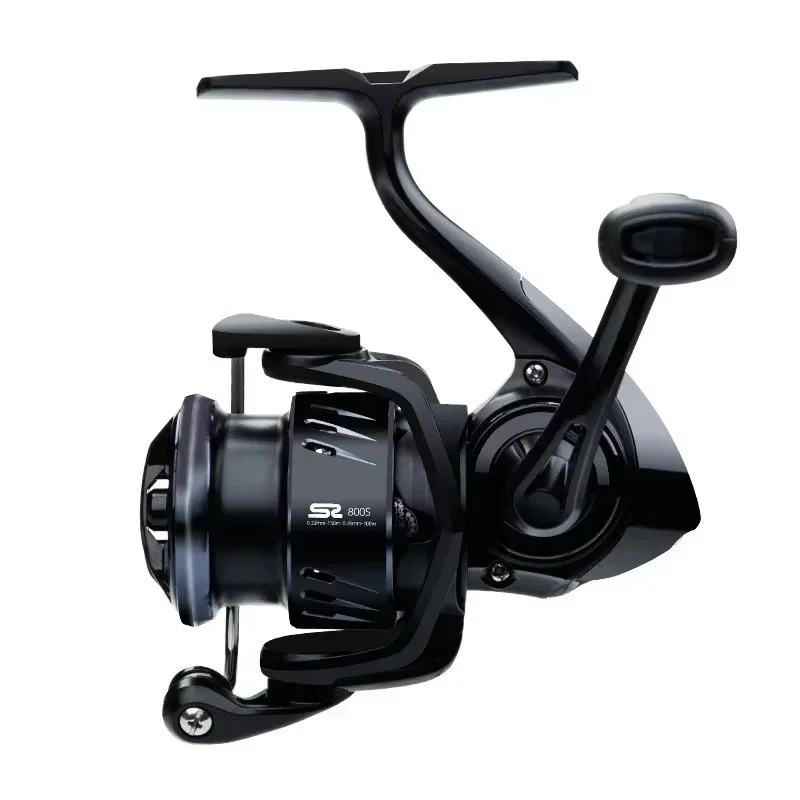 Mavllos S2 119g Light Bass Spinnrolle 800S 1000S 5,2:1 Verhältnis Wasserdichter Carbonrahmen Bass Angelrolle für Karpfenforelle
