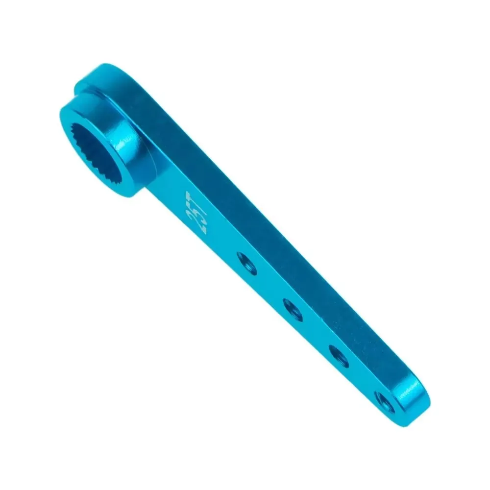 1PC Aluminum Alloy 25T Steering Servo Arm Horn Black Red Blue for RC Car Crawler Large Torque Digital Coreless Servo parts