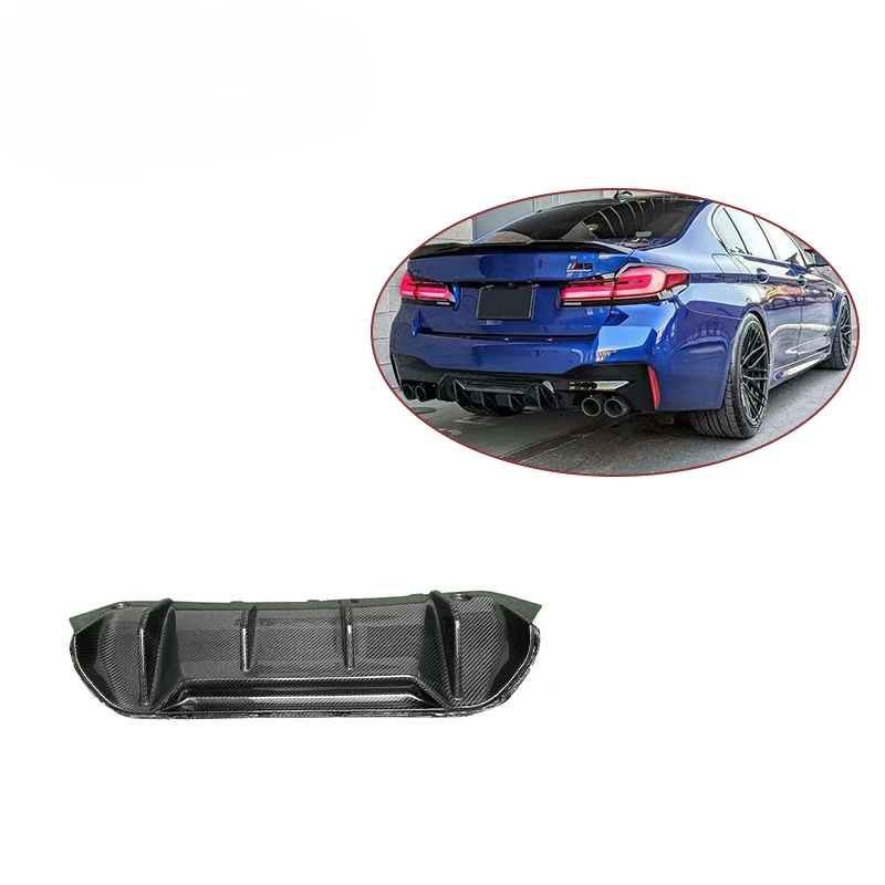 

Carbon Fiber MP Style Rear Diffuser For BMW 5 Series M5 F90 G30 G38 2016-2020 Rear Bumper Splitter Lip Diffuser Cover Trim