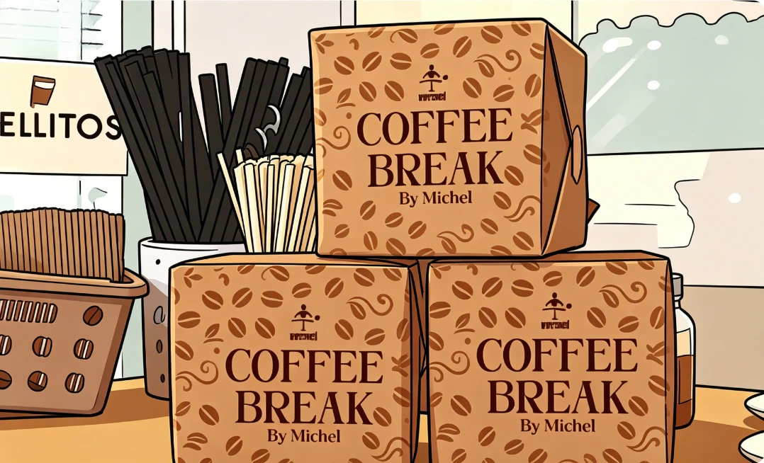 

Coffee Break Magic Tricks Michel Latte Art Prediction Coffee Can Gimmick Card Illusion Close Up Stage Social Media Magician Prop
