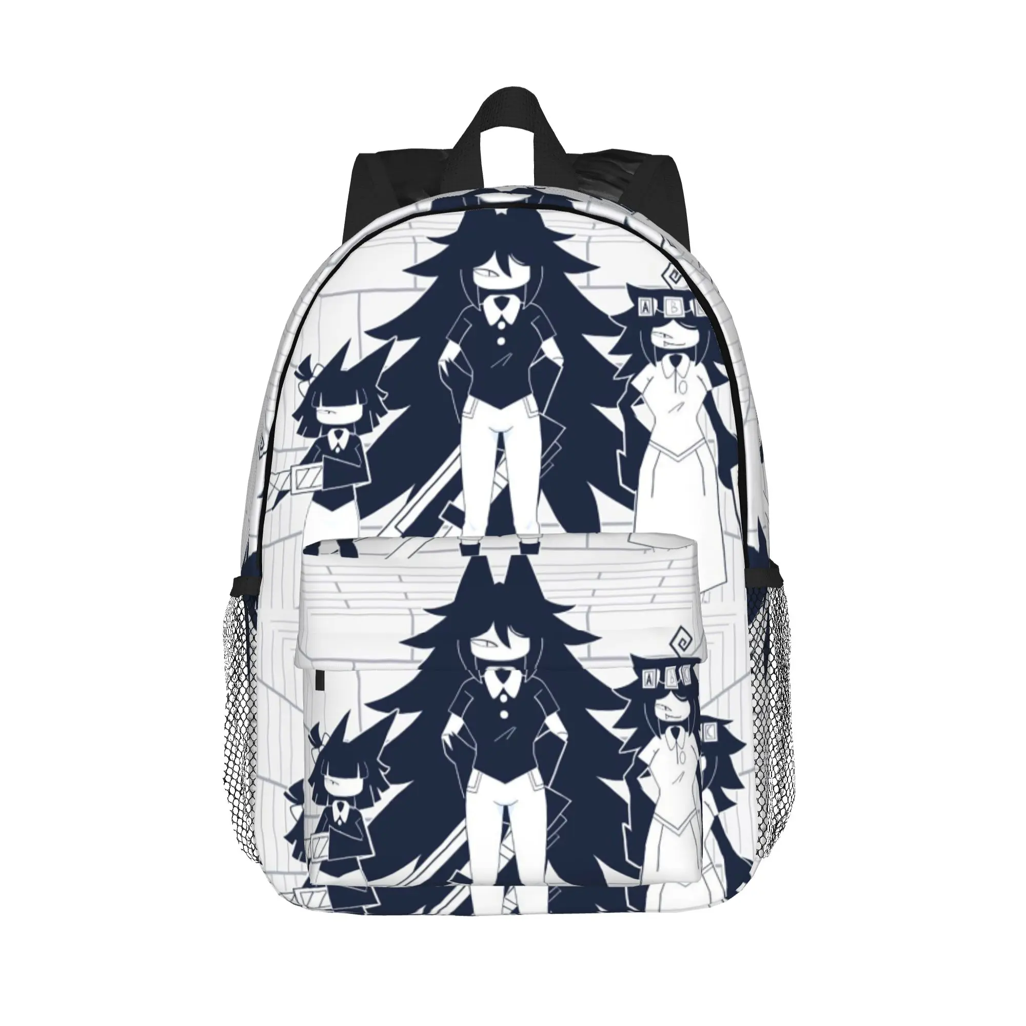 FPE Miss Circle Doodle Cartoon Game Backpack Hot Sale Daypack Boys Girls BookBag Shoulder Bags for Men Women School Bag