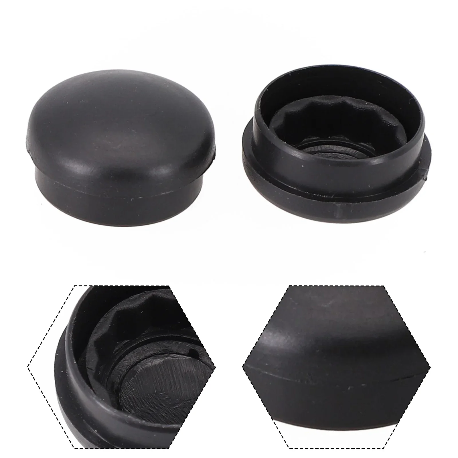 2Pcs Front Windshield Wiper Arms Nut Cap Cover Bolt ABS Plastic Replacement For A1 A 3 A4 A5 A6 A8 Q3 Q5 Q7 TT R8 RS3 RS5