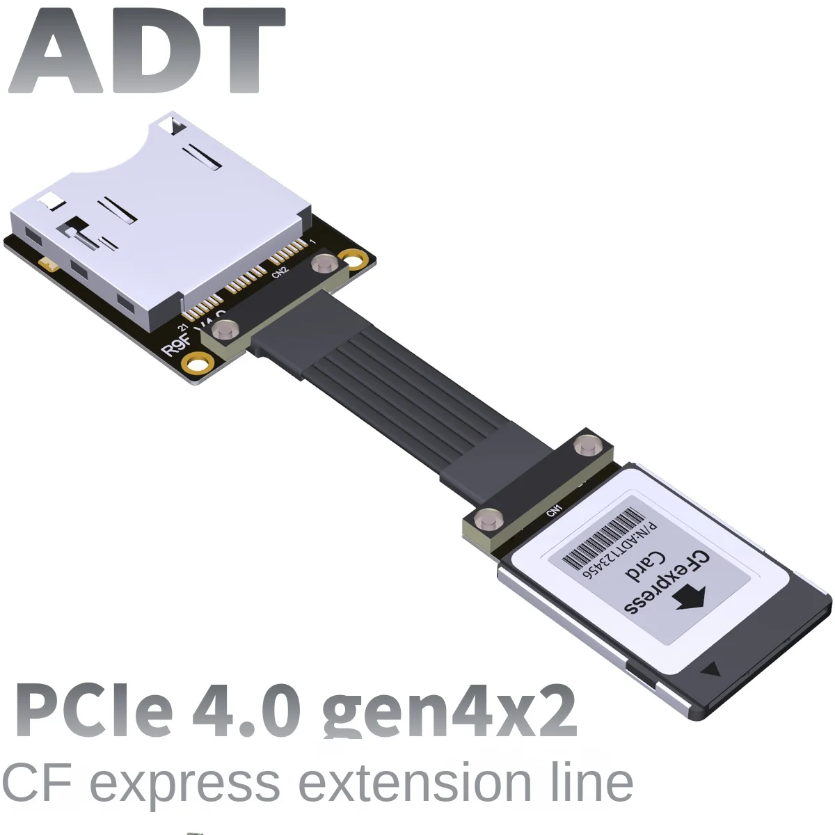 

Удлинительный кабель для карты памяти PCIe 4,0x2 CFexpress type-B gen4x2, полная скорость, стабильный ADT PCIe 4,0 gen4x2