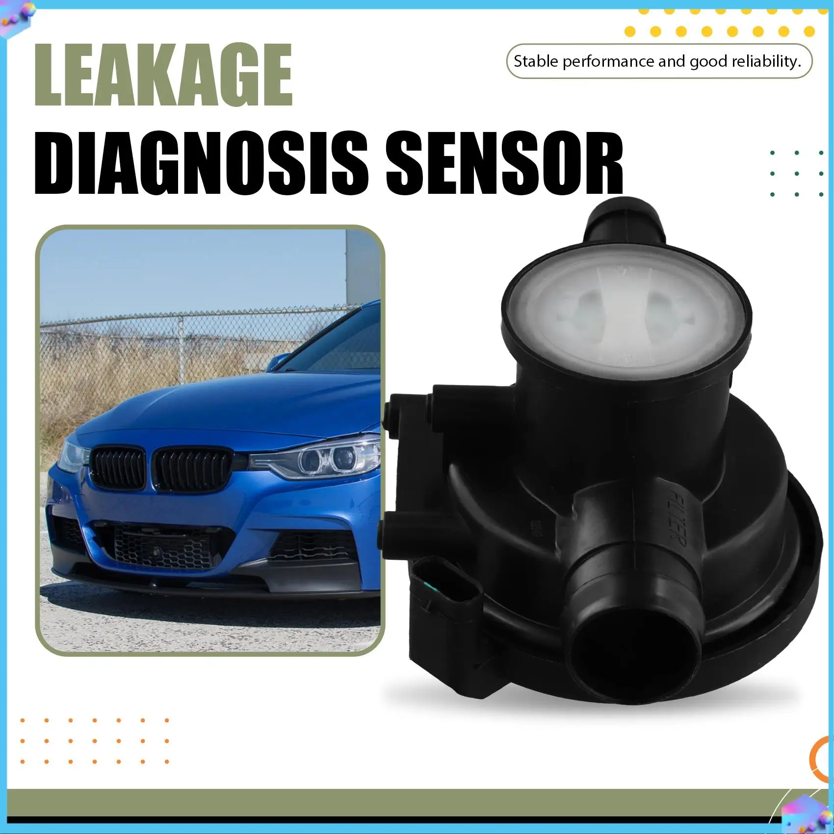 

A43T Sensor Module 16137333302 For BMW Exhaust Pressure Leak Diagnostic Module For 3 Series F30 F35 15-19 F34/F32/F22 1613744809