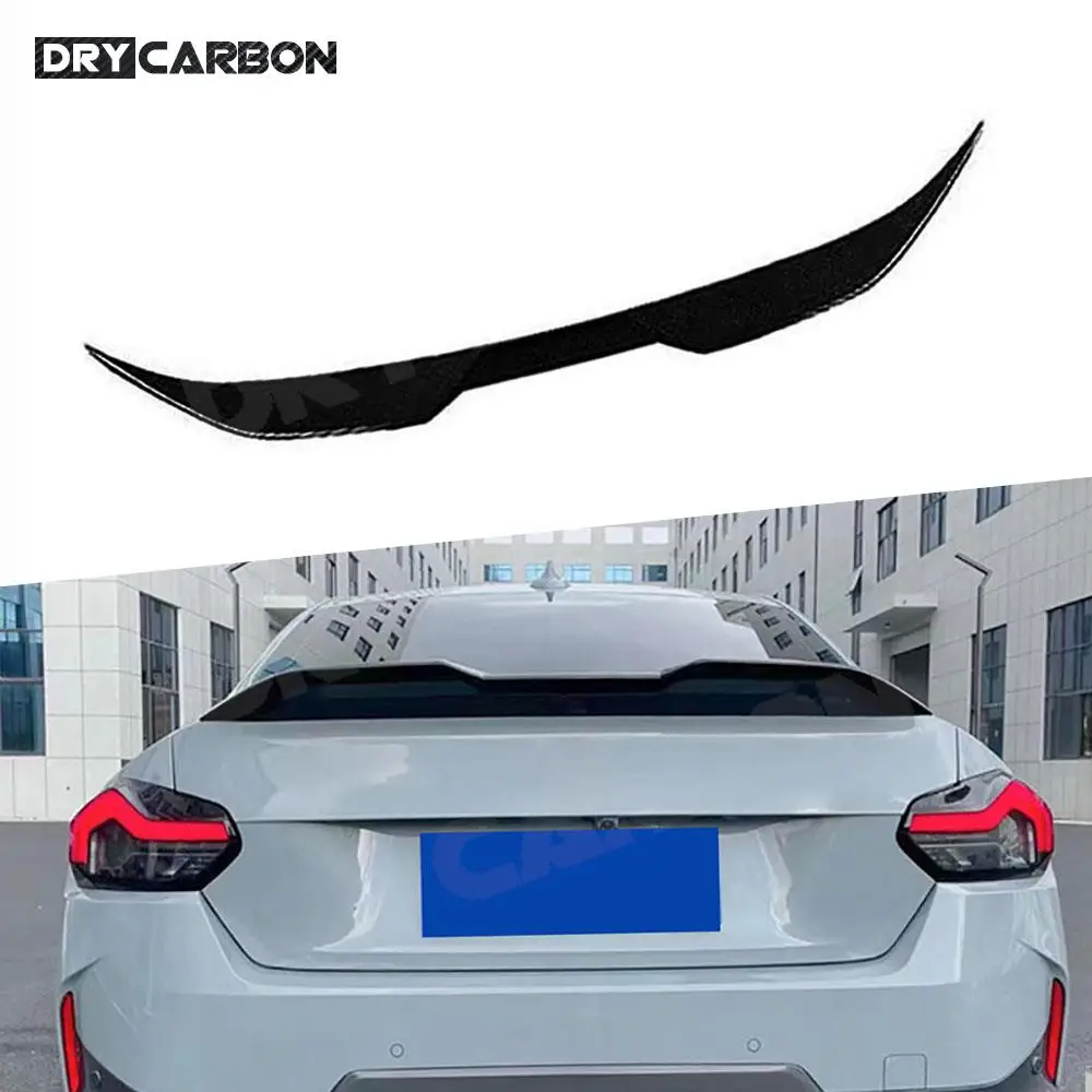 

Задний спойлер багажника Duckbill для BMW 2 серии G42 M235i M240i Coupe 2021+ Заднее крыло багажника Автомобильные аксессуары ABS Глянцевый черный