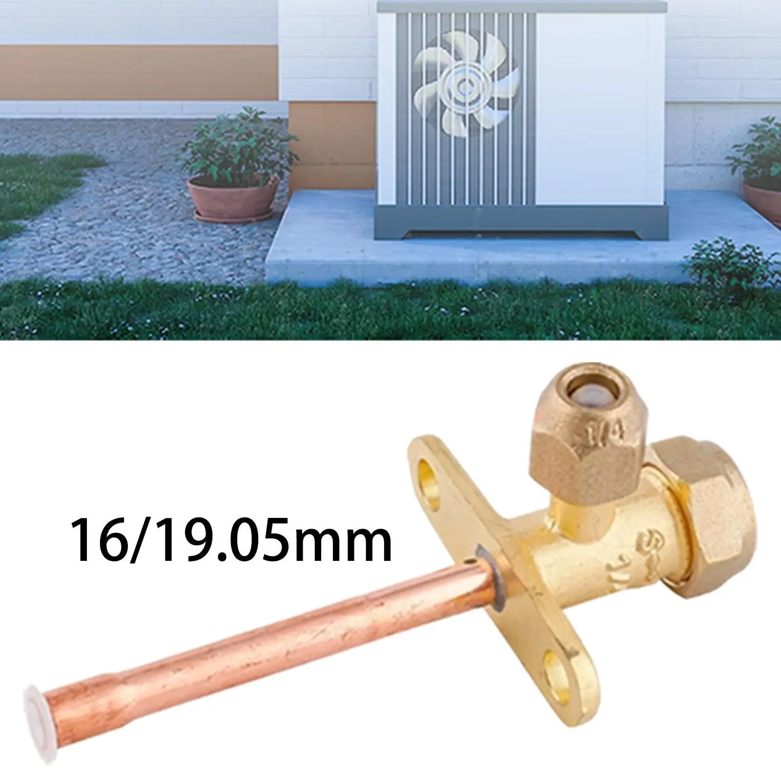 

Запорный клапан для кондиционера, сервисный аксессуар, простая установка, латунь