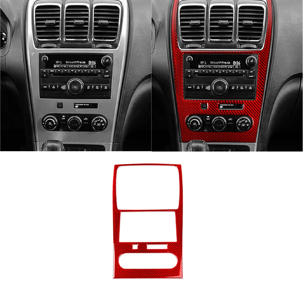 Consola de Control de clima Manual, pegatina decorativa, cubierta, accesorios de Interior de coche para GMC ACADIA 2007 2008 2009 2010 2011 2012