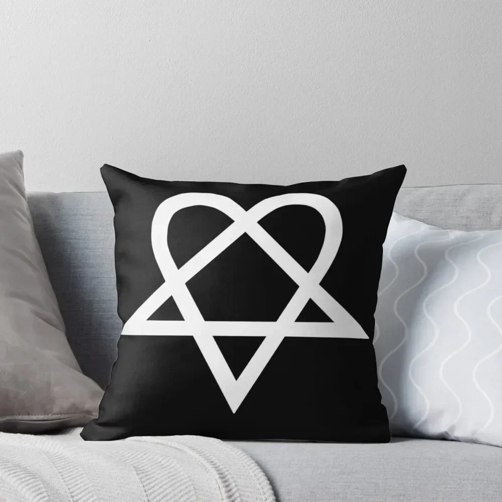 

Heartagram - White Throw Pillow Christmas Covers luxury home accessories Rectangular Cushion Cover pillow