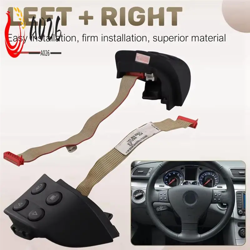 

A026-Car Multifunction Steering Wheel Control Button For VW Jetta Golf MK5 Passat B6 Tiguan