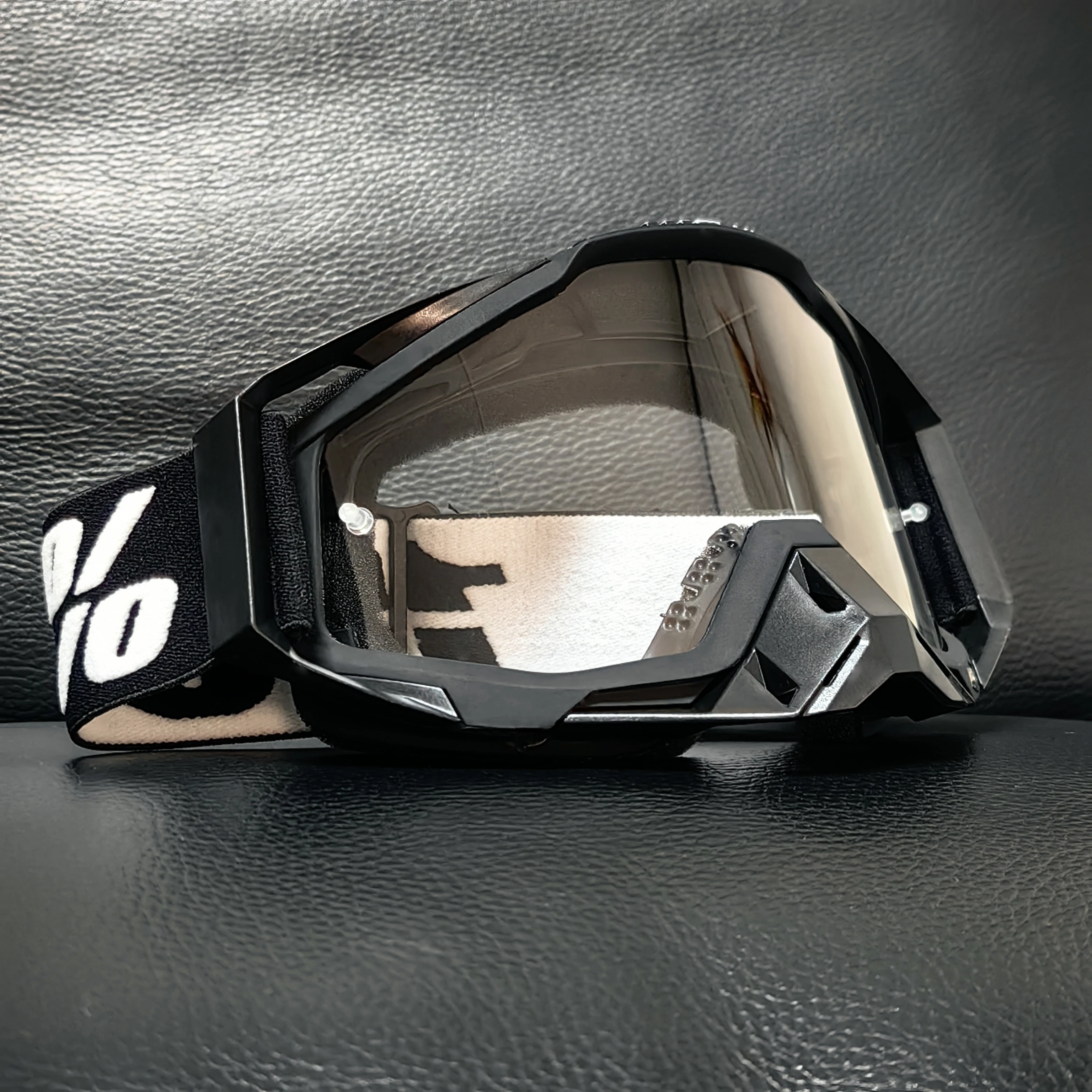 

Motocross Goggles - Windproof and Dustproof Motorcycle Glasses, Suitable for Off-Road Racing, Skiing, Mountain Biking and ATV Ri