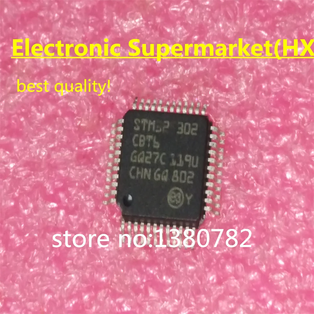 Free Shipping (2pcs-10pcs) STM32F302CBT6 QFP-48IC In stock!