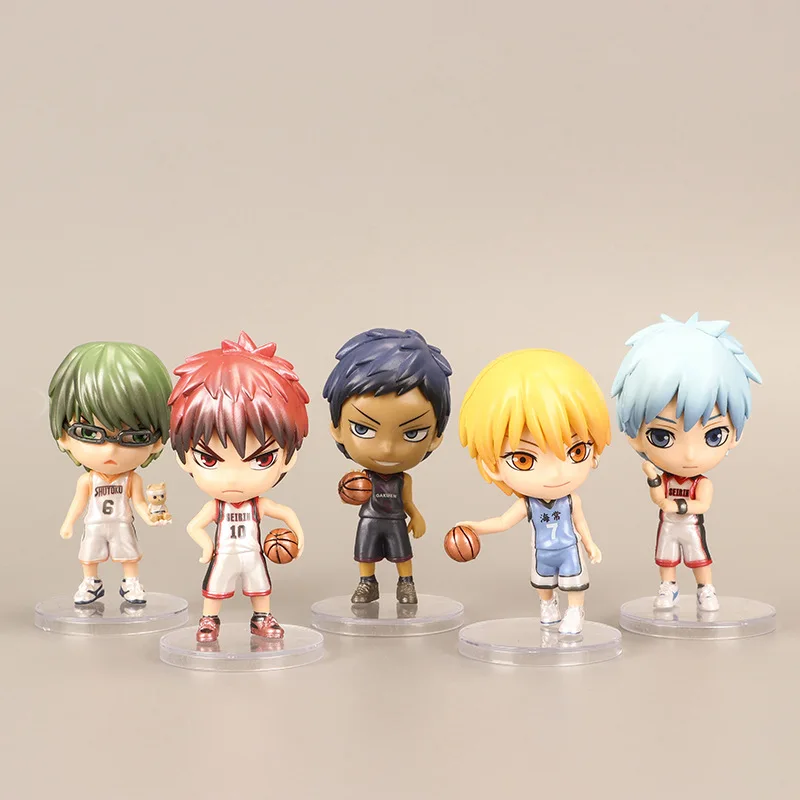 8.5CM  Amine Figure Q Version Aomine Daiki Kei Tsukishima Standding Cute Dolls Toy Gift Collect Boxed Ornaments PVC Material