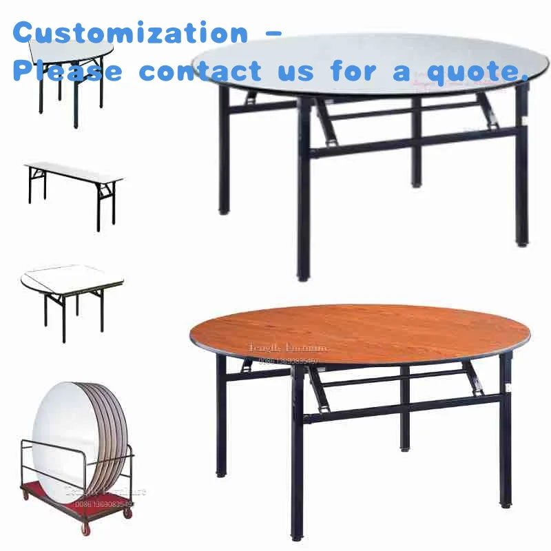 

на заказ. Заводской комплект мебели для гостиничного номера, железный складной круглый банкетный стол