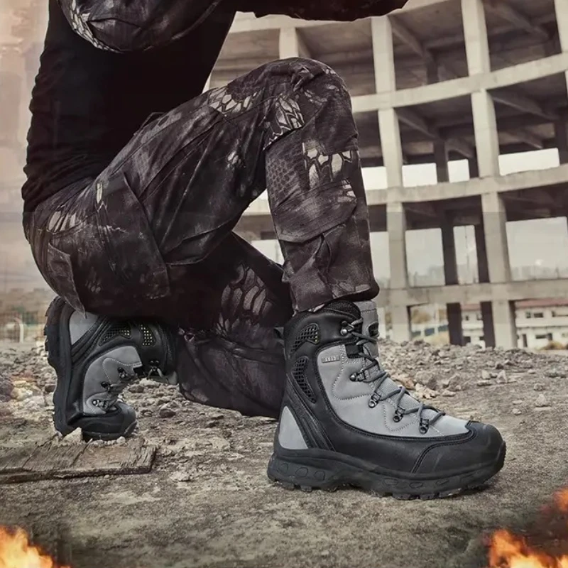 

Suitable for Outdoor Hiking Tactical Boots Men's Training Military Boots Non-slipandwear-resistant Mountaineering Boots