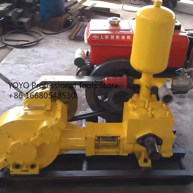 q3sBW 160 Horizontal Single-Cylinder Double-Acting Reciproing Piston Mud Pump for Water Well and Geological Exploration