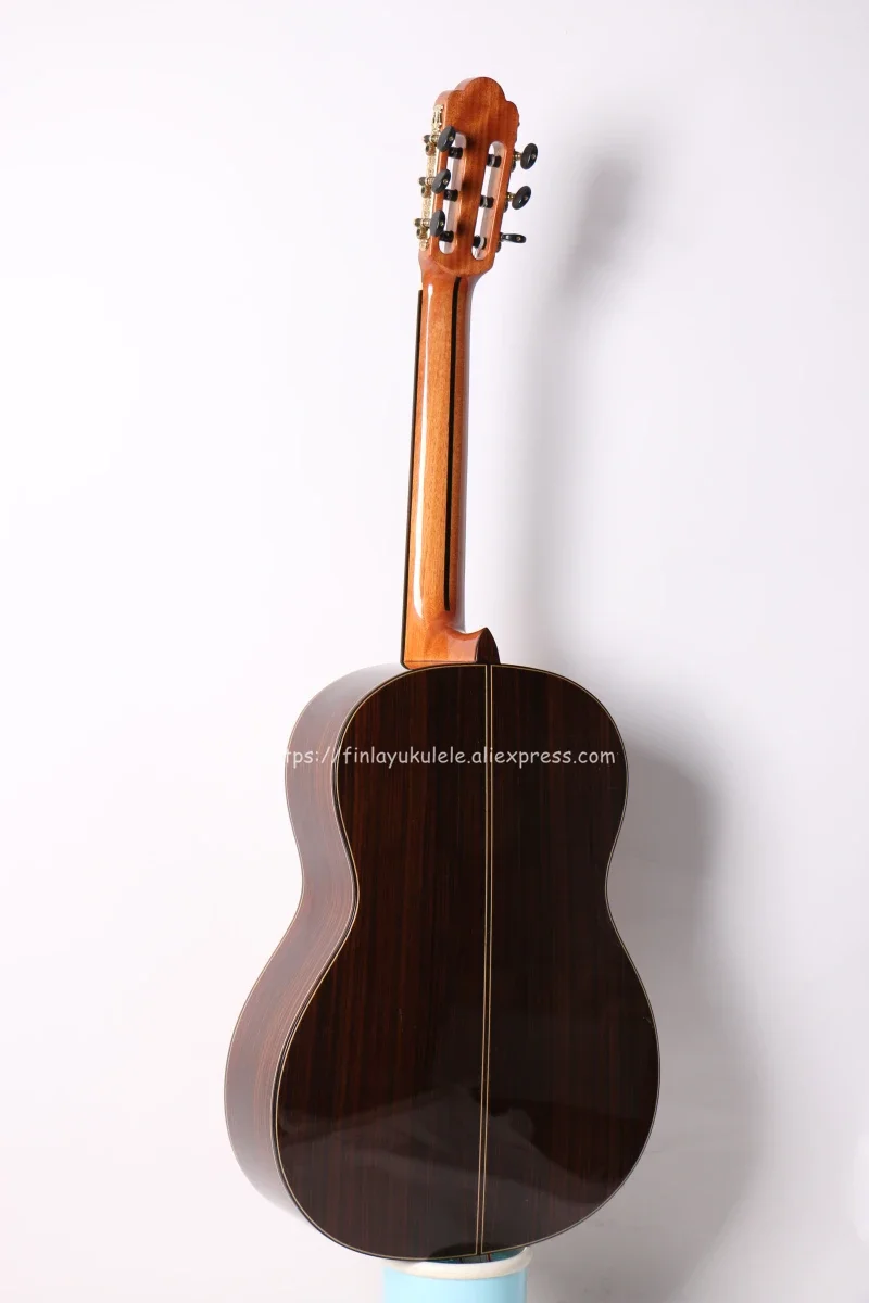 Finlay 39 inch Handmade Spanish guitar,With SOLID Cedar Top/Rosewood body,with Nylon string,classical guitarras,650mm 52mm nut