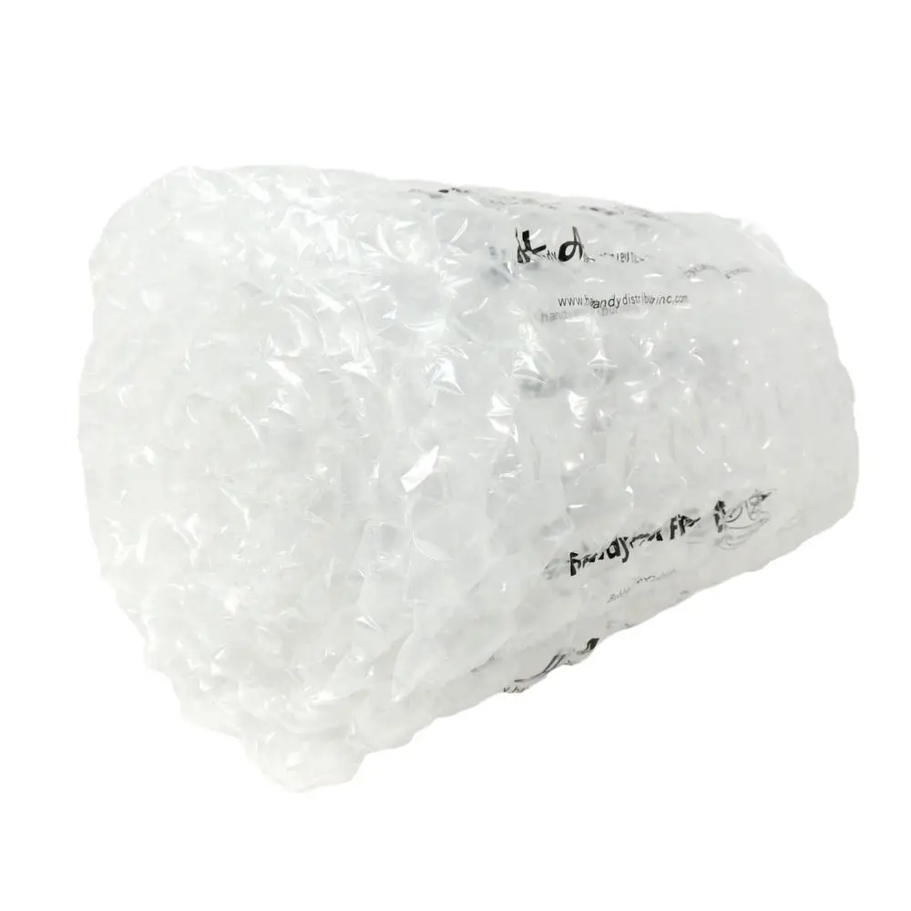 Air Bubble Cushion Film Mini Pak'R Machine 656Ft Roll LDPE Material 1/2in Inflated Thickness Easy Tear Perforations RFID Tag