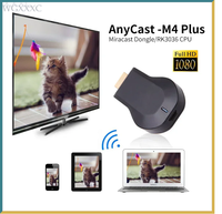 TV Stick 1080P Wireless M4 Plus For AnyCast  Media Video Wi-Fi Display TV Dongle Receiver Android Adapter DLNA Airplay Miracast