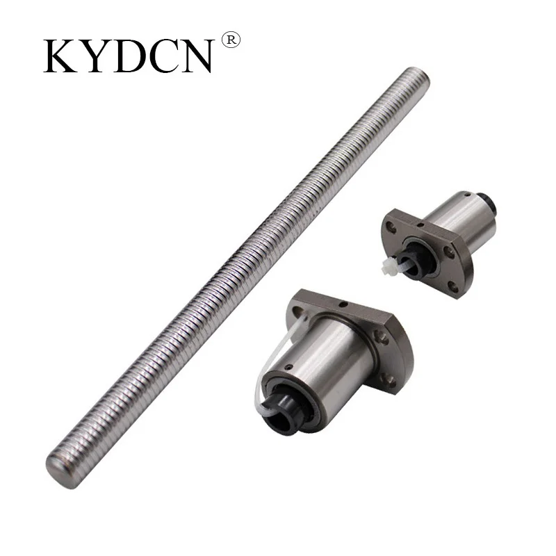 KYDCN SFU Ball Screw Nut SFU1204-3 SFS1205 SFS1210   4/5/10mm Pitch 12mm Diameter Screw Ball Nut for CNC Parts