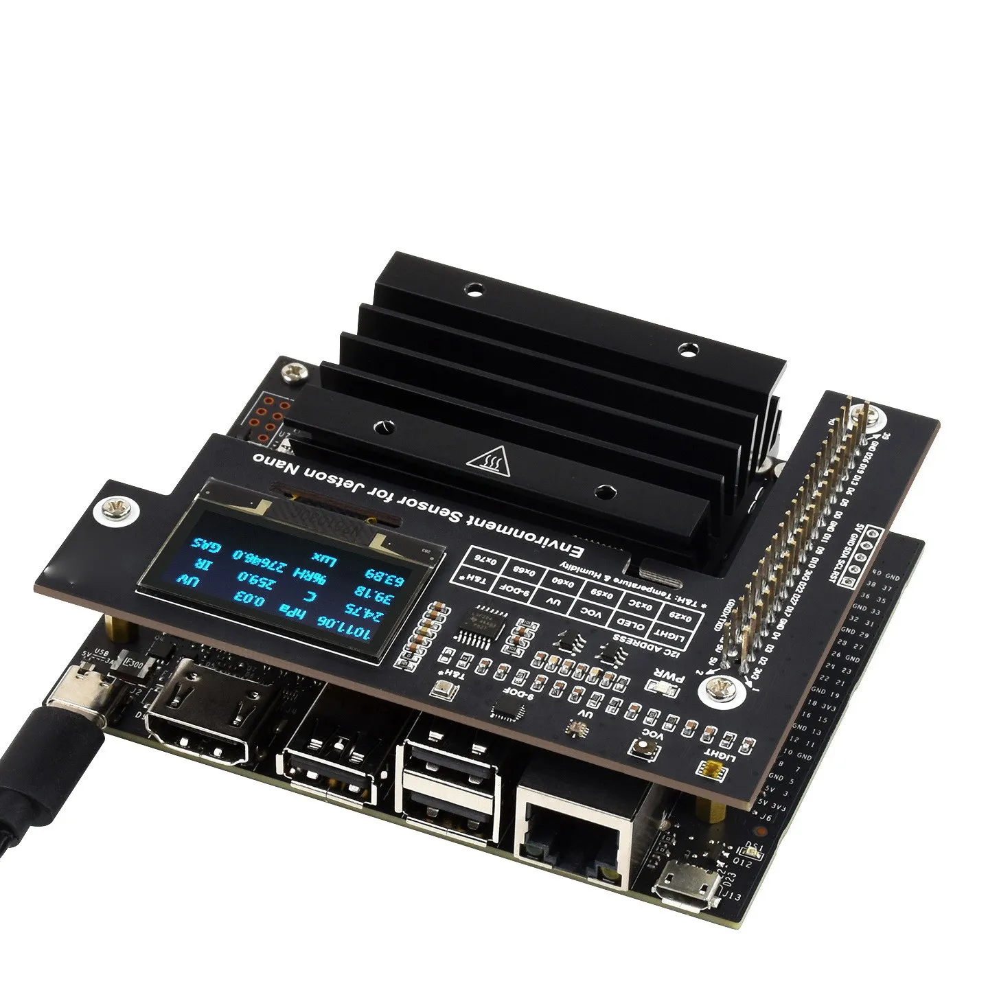 Sensor ambiental para Nano Eco Sensor, placa de expansión I2C