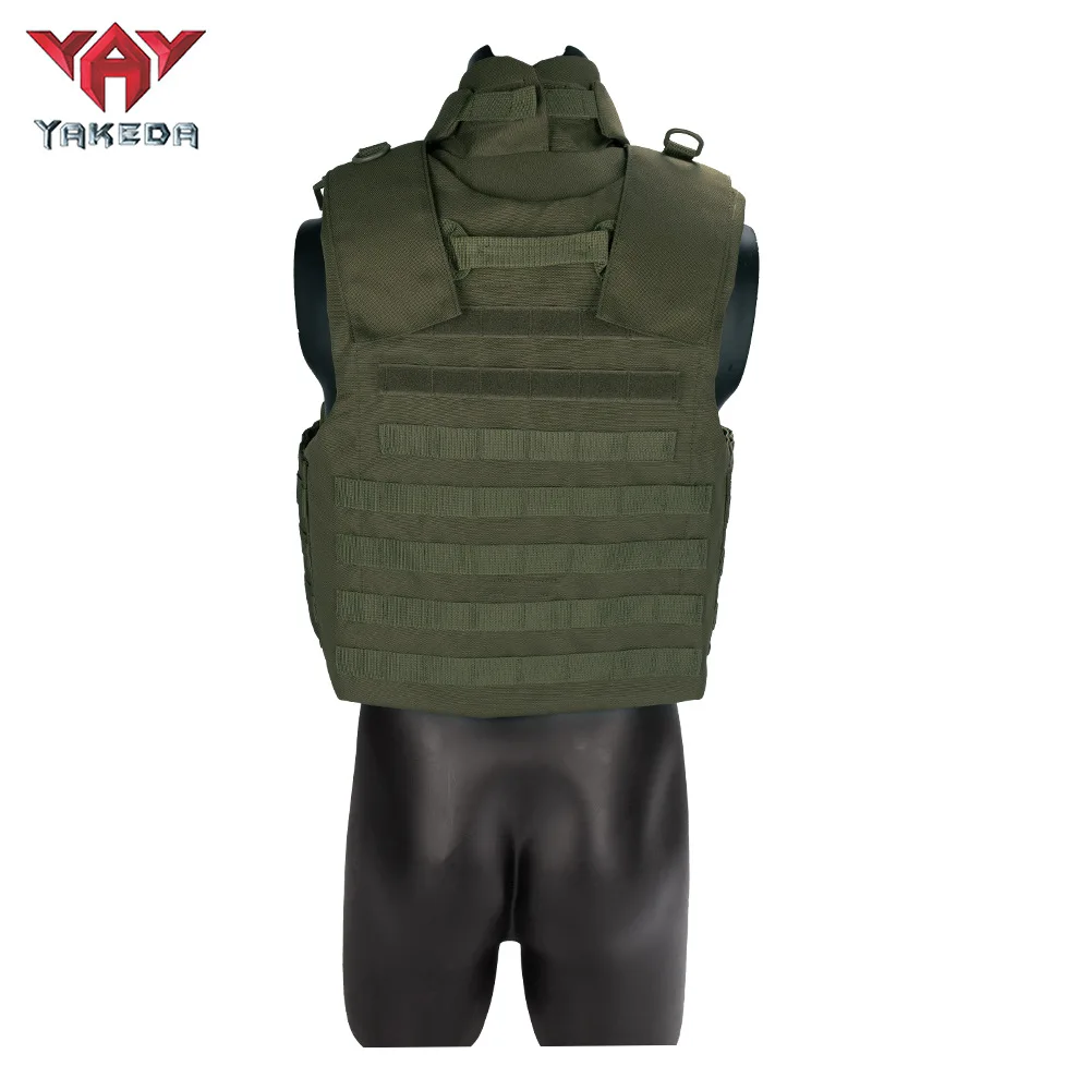 YAKEDA new PALS outdoor full protection wear-resistant breathable neck protector neck protector training clothing tactical vests