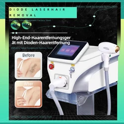 2024 Newest Portable 808nm Diode Laser Hair Removal Machine Cooling Head Painless Laser Epilator Face Body Hair Removal