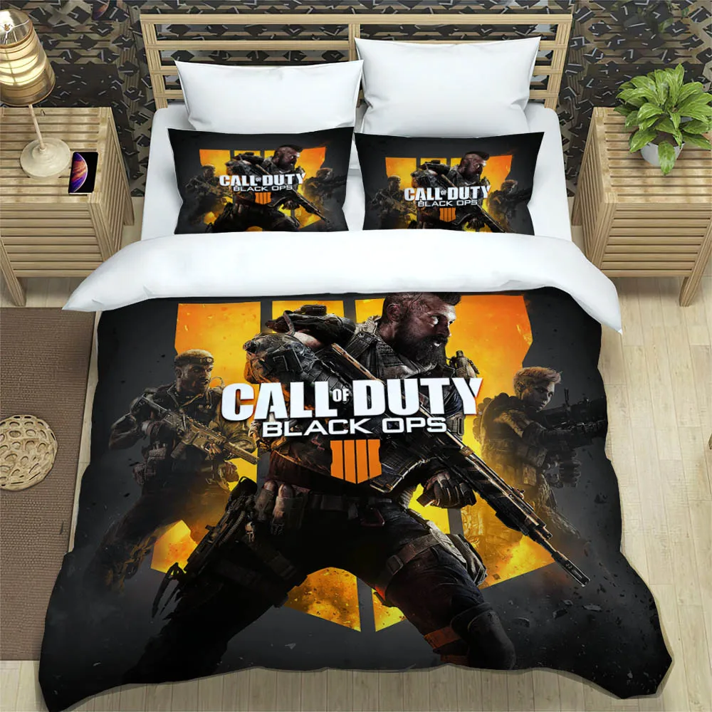 Imagem -03 - Código do Jogo Call of Duty Conjuntos de Cama Requintado Cama Suprimentos Capa de Edredão Consolador de Luxo Presente de Aniversário