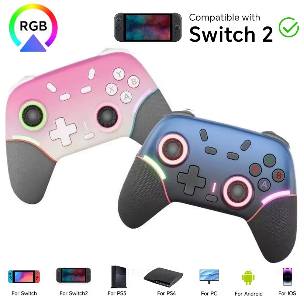 

Беспроводной Bluetooth-контроллер X9 для Nintendo Switch 2/PS3/PS4, геймпад для Android/IOS, смартфонов и ПК, джойстик.