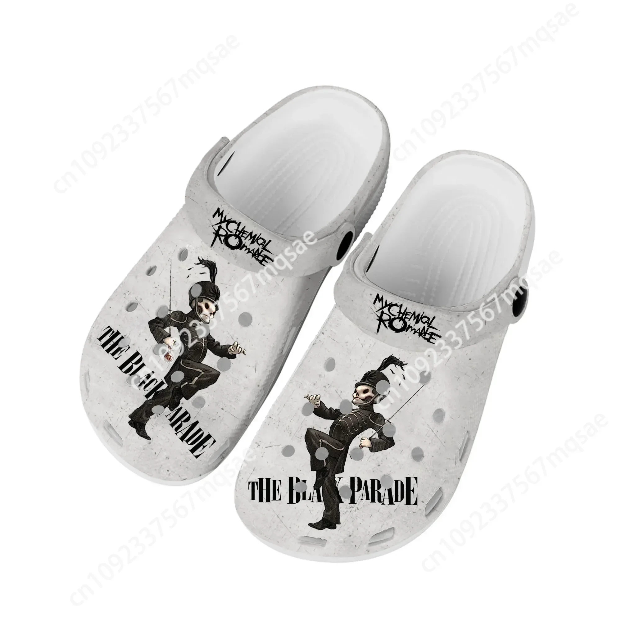 My Chemical Romance Rock Band Home Clogs Custom Water Shoes Mens Womens Teenager Shoe 3D Print Garden Clog Beach Hole Slippers