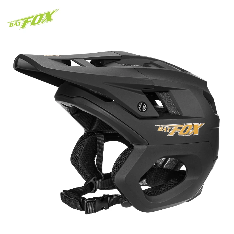 BATFOX kask rowerowy 3/4 rower górski kask zjazdowy dla mężczyzny bezpieczeństwo rower MTB DH kask przełajowy