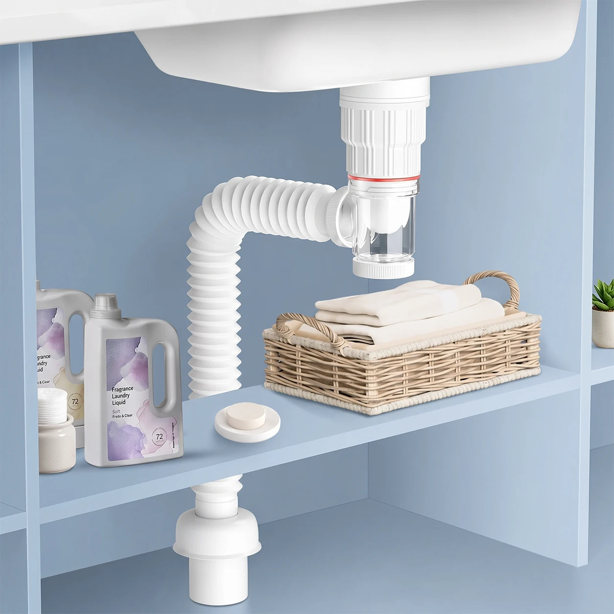 Flexible Hose Braided - Flexible Sink Drain Pipe Anti Odor