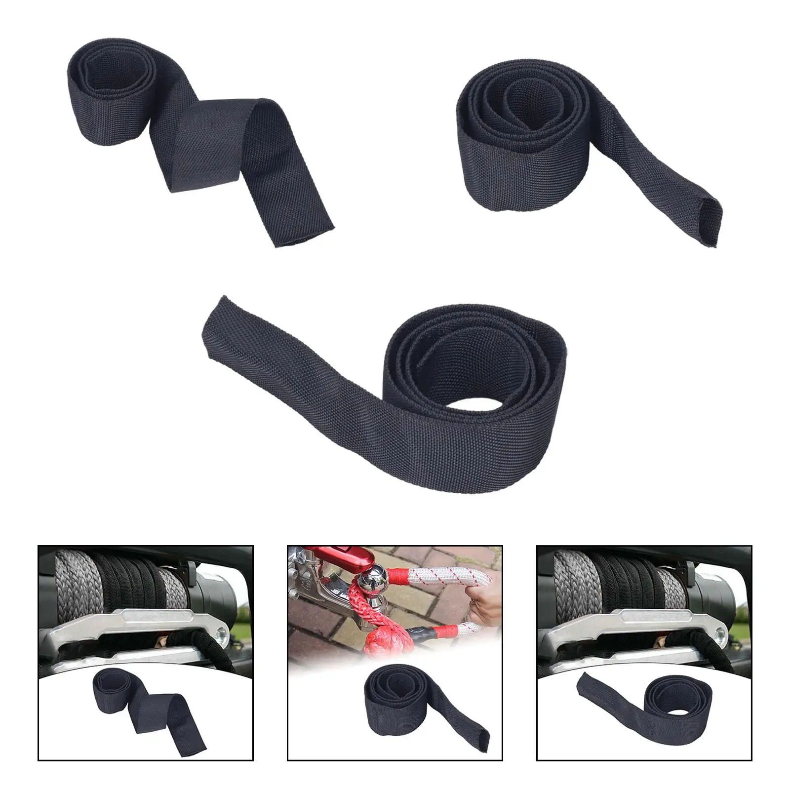 ปลอกป้องกันสายเคเบิลวินซ์ อุปกรณ์เสริมทั่วไปสำหรับการใช้งานดึง ทดแทน น้ำหนักเบา โพลีเอสเตอร์อเนกประสงค์