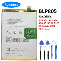 New Original BLP805 5000mAh Battery for OPPO A53 2020 / A32 2020/ A54/ A54 4G/ A74 5G/ A53S/ A16/ A16S / A54S / A33 2020/ A93 5G