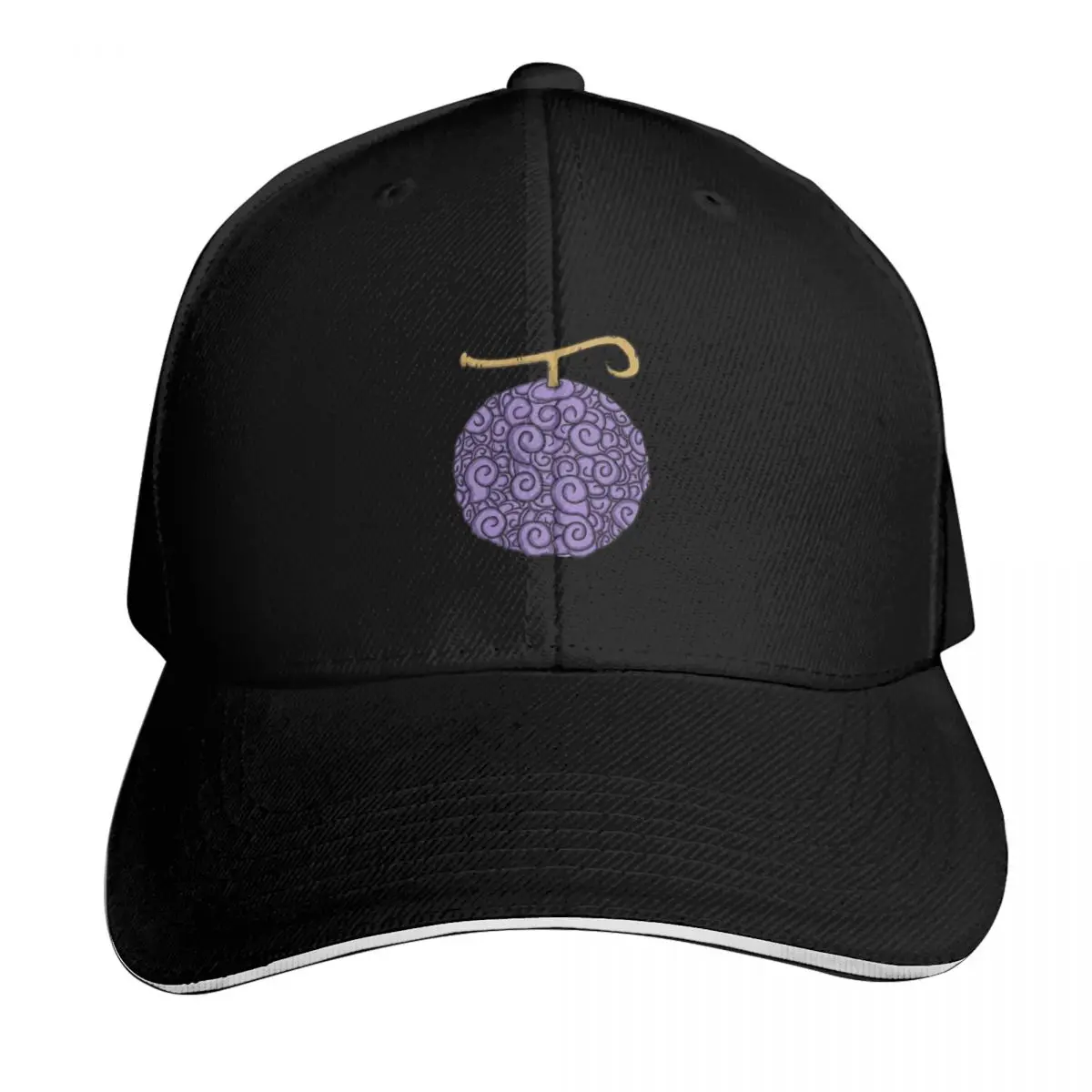 Gomu Gomu No Mi sticker Baseball Cap Streetwear Hip Hop Trendy Vintage Retro Embroidered Lightweight Packable