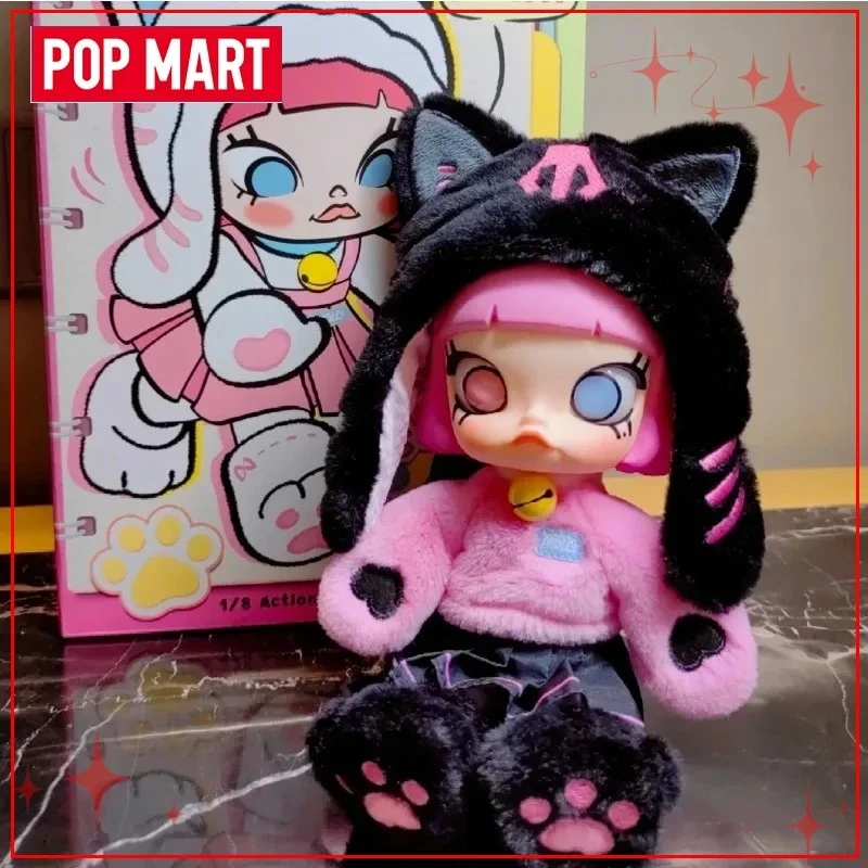 Genuine Pop Mart MOLLY Peekaboo Series Figurines Gifts Toys Genuine Pop Mart MOLLY Peekaboo Series Figurines Gifts Toys