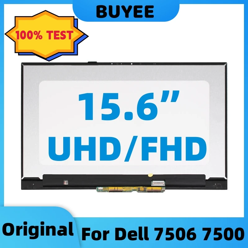 

15.6” Original For Dell 7506 7500 UHD 4K/FHD Laptop LCD Touch Screen Assembly 3840 x 2160/1920 x 1080