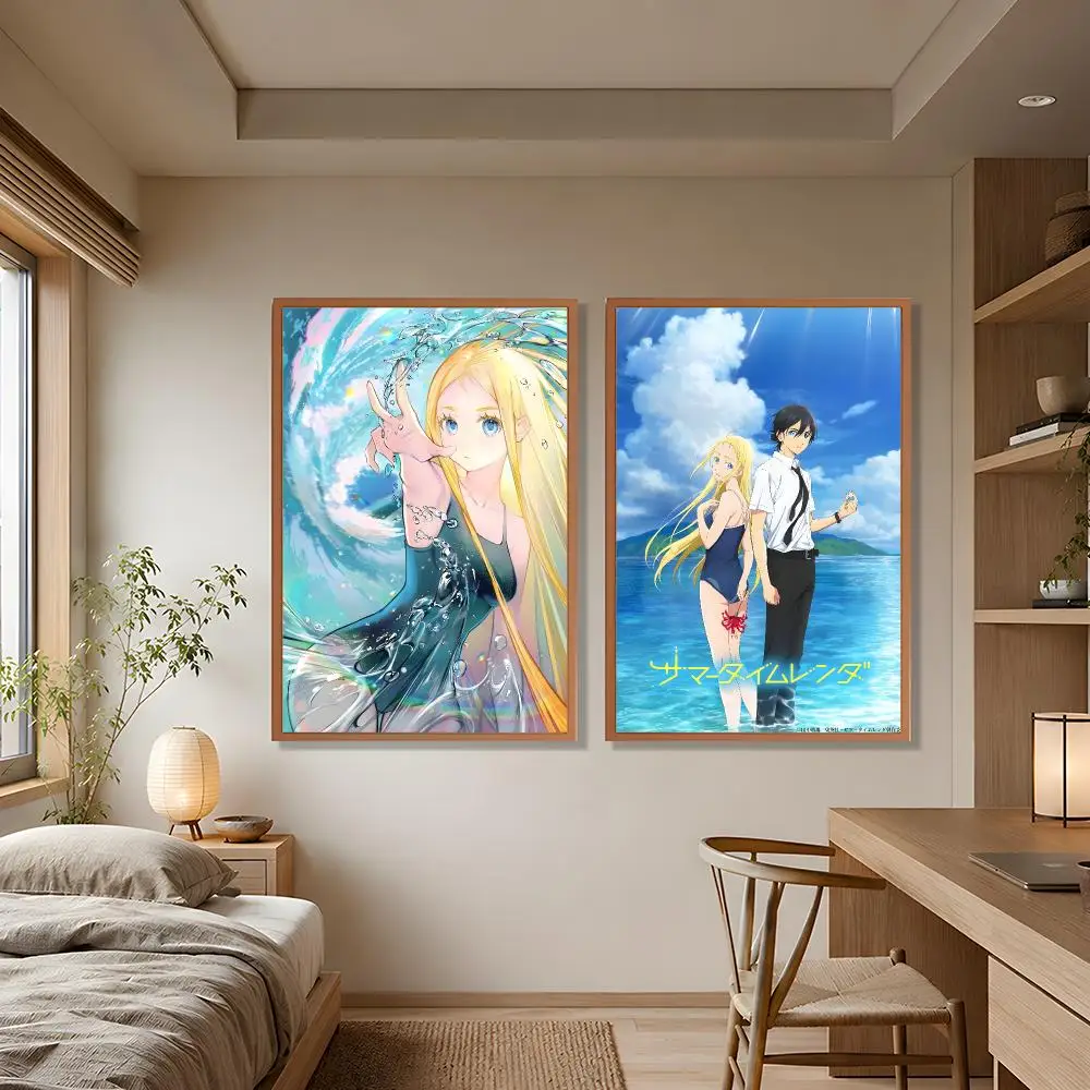 Anime Mystery Summer Time Rendering Poster Wall Art Poster HD Waterproof PP Print Bedroom Living Room Office Decor Gift