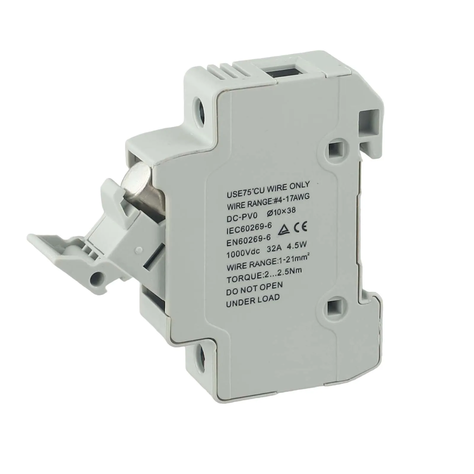 Renewable Energy Projects 95*76*21 Mm Solar Fuse PV String Fuses 30A PV Fuse Heat Resistant Design High Insulation Features