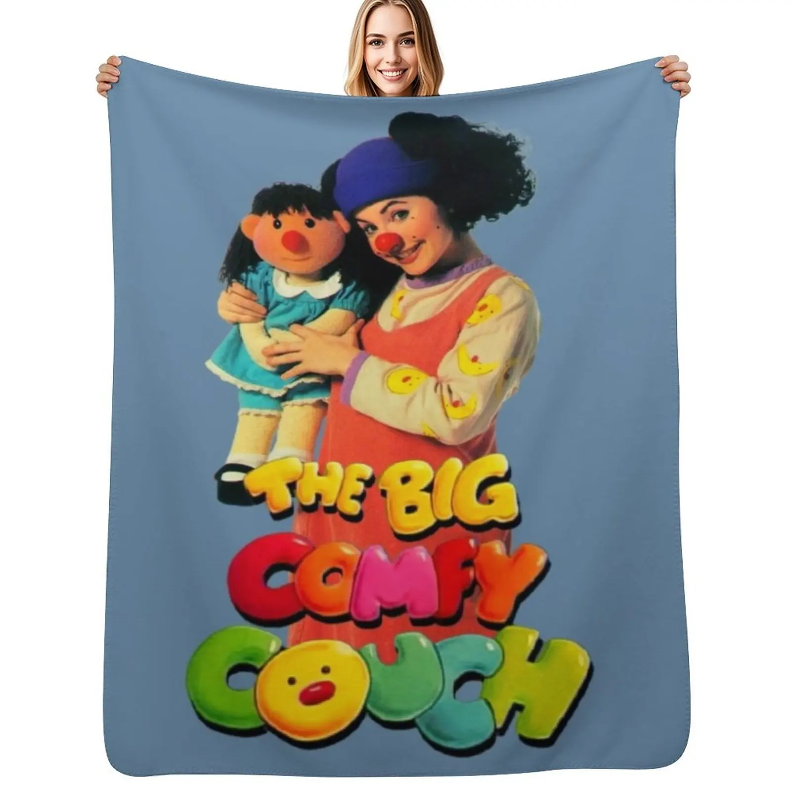 

Molly Loonette Big Comfy Couch Throw Blanket Single Thin Thermals For Travel Multi-Purpose Blankets