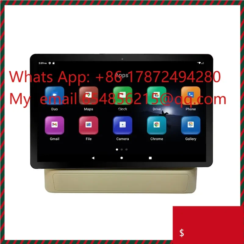 15.6 Inch Android 11 Car Back Seat Bluetooth Connectivity Built-In Speaker LC200/LC300/LX570/LX6000/Prado