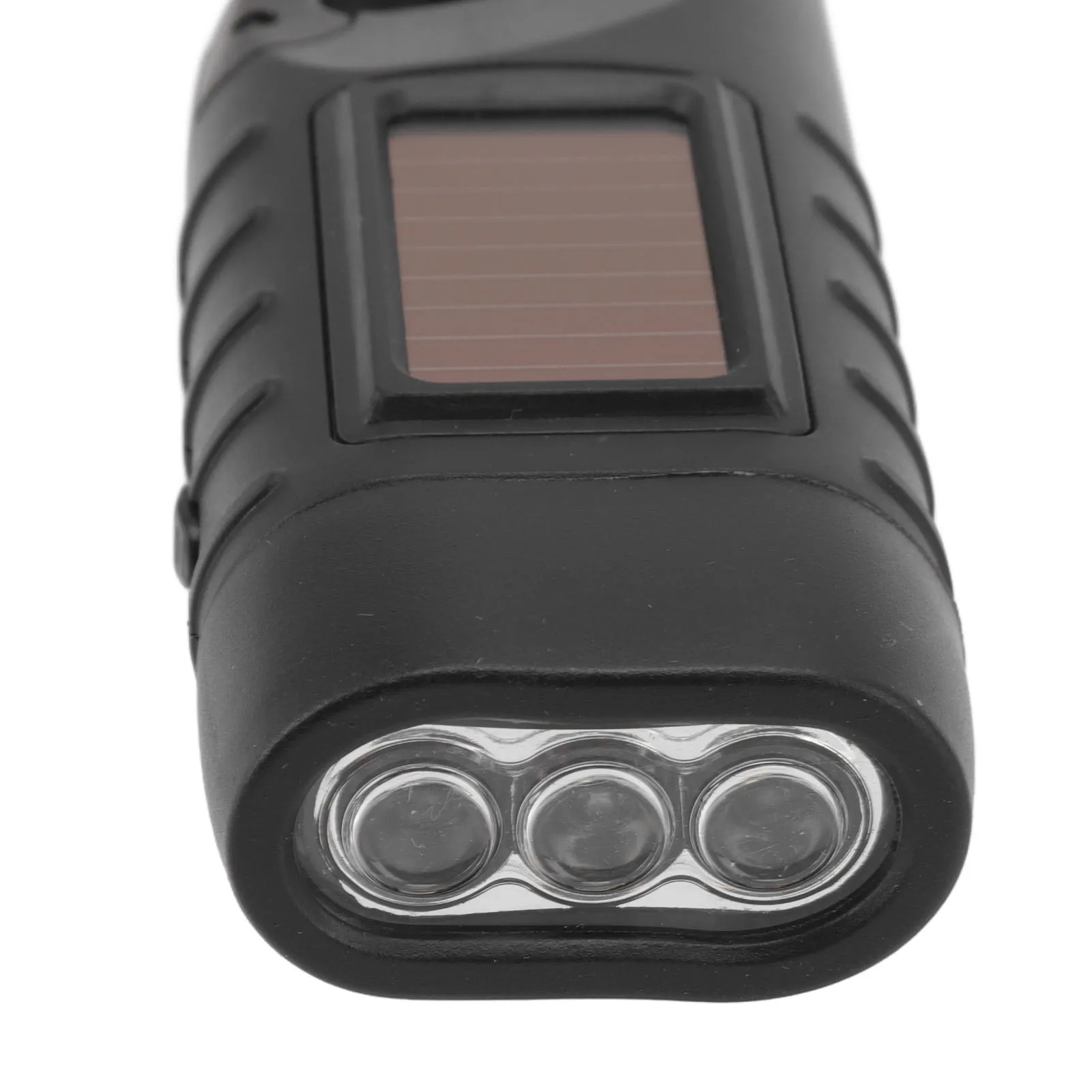 Hand Crank Solar Powered Flashlight Professional Rechargeable Survival Flashlight for Outdoor Sports Camping Hiking