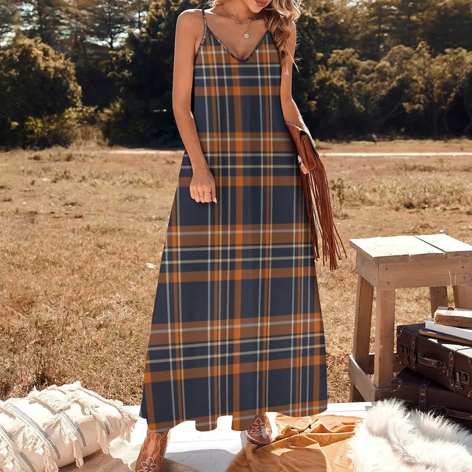 Toomers Corner Plaid Sleeveless Dress dresses for womens women evening dress Dresses gala Dress