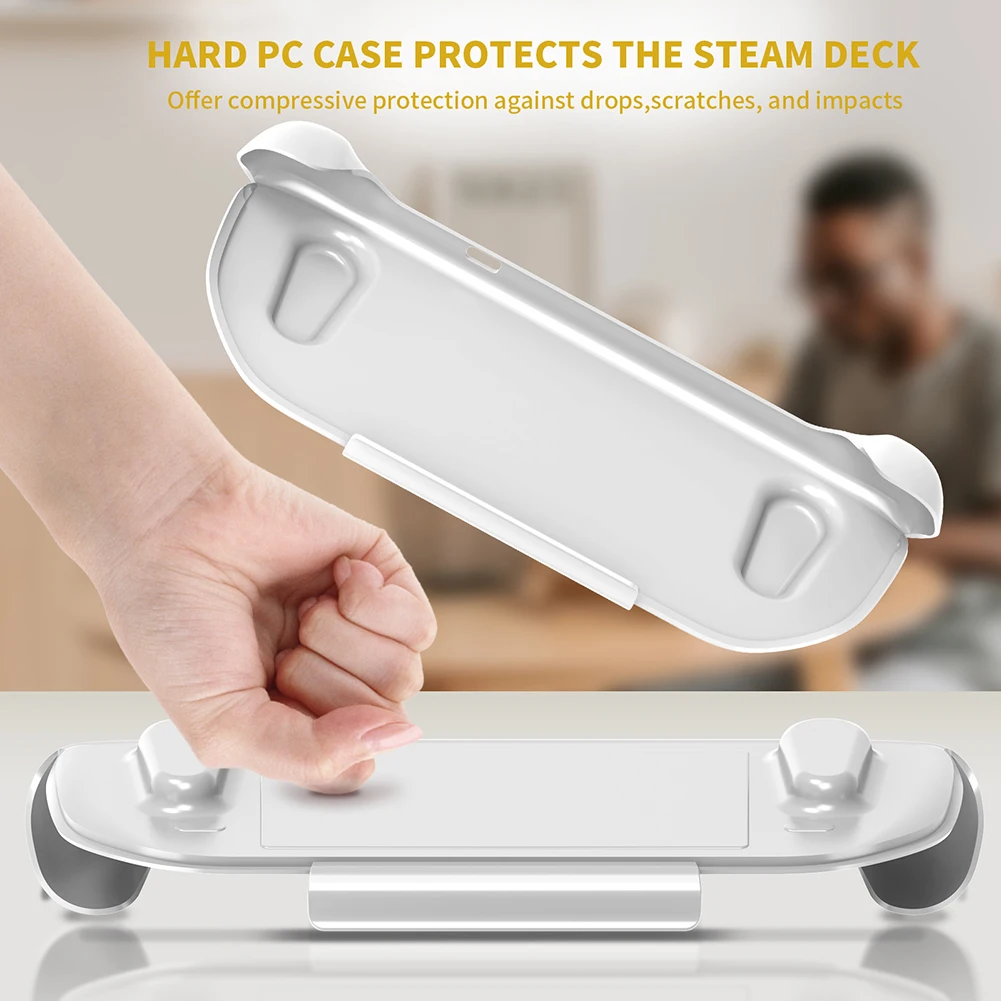 ปลอกป้องกันคอนโซลเกมแบบบางพิเศษสำหรับดาดฟ้าไอน้ำแบบพกพาสามารถถอดออกได้ของขวัญอุปกรณ์ป้องกันฝาครอบหน้าสำหรับเด็กผู้ชายอุปกรณ์เสริมสำหรับเกม