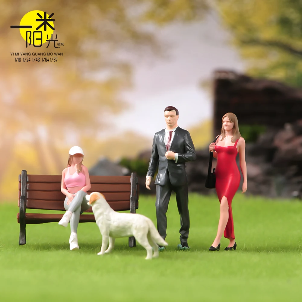 

Окрашенная миниатюра 1/18 1/24 1/43 1/64 1/87 Модная красота Модель Милая девушка Бизнес Человек Солнечный мальчик Фигурка Игрушки Вид Декор автомобиля