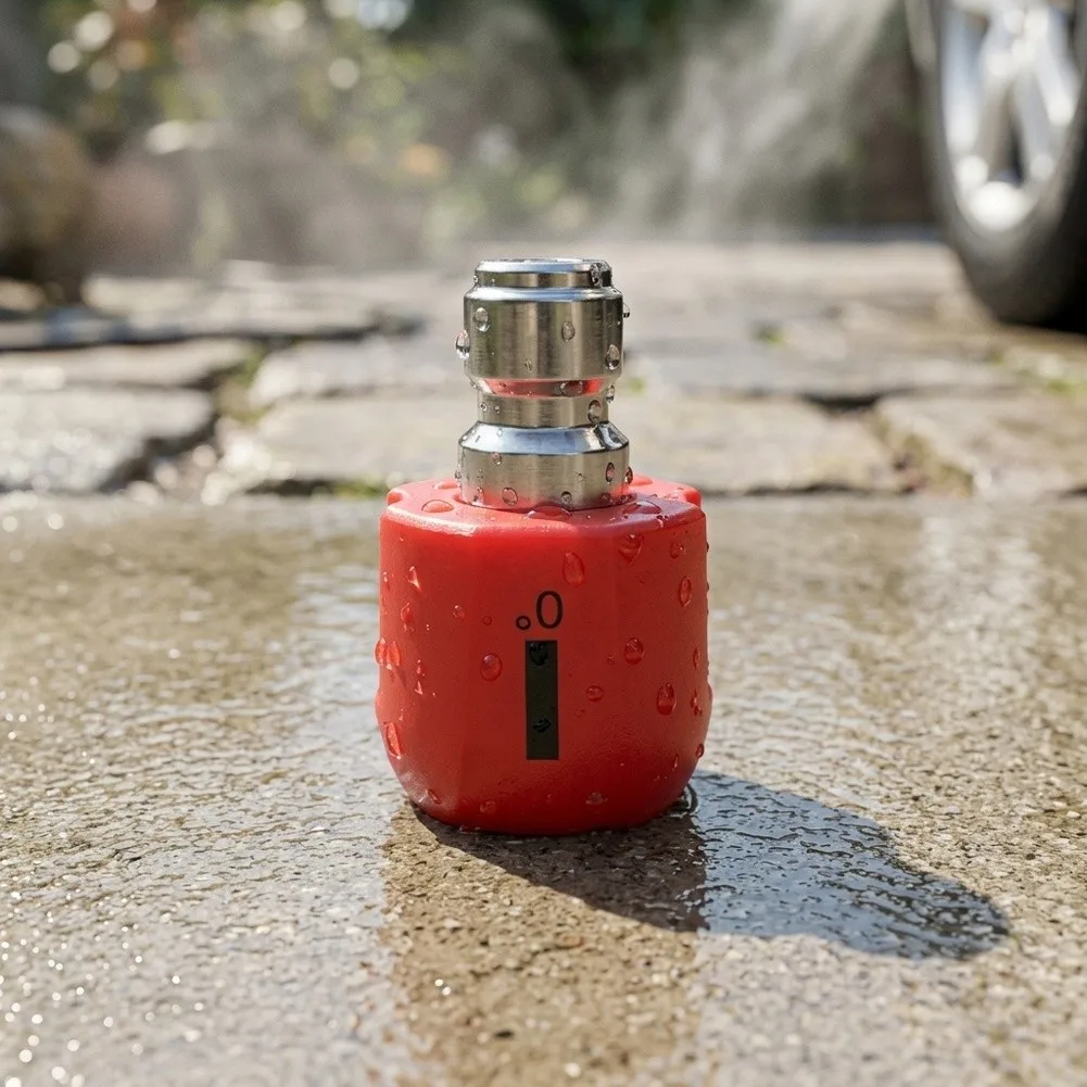 For High Pressure Washer for All Directions Spray Nozzle with 1/4 Quick Connect for Adaptable Spray Orientation and Coverage